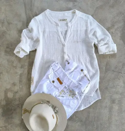 CAMISOLA CUELLO MAO. LAS TAGUAS