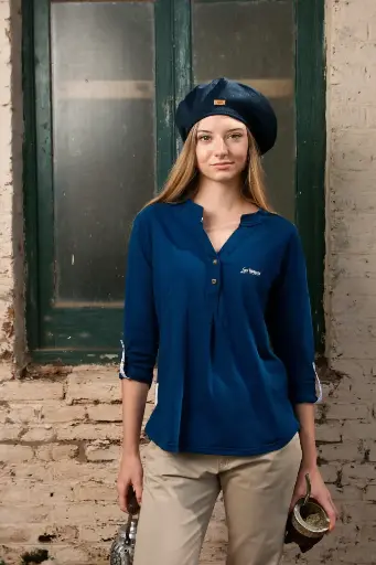 CAMISOLA CUELLO MAO JERSEY. LAS TAGUAS