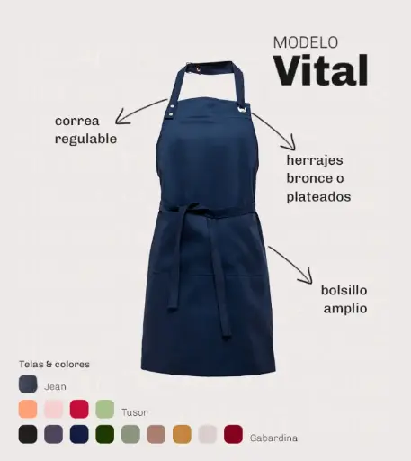 DELANTAL BLAKO VITAL
