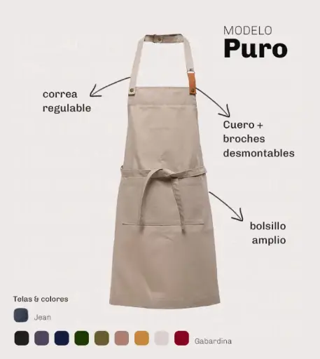 DELANTAL BLAKO PURO