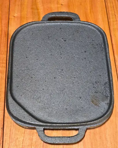 PLANCHA DOBLE FAZ C/ASAS 29X24. OXIDO